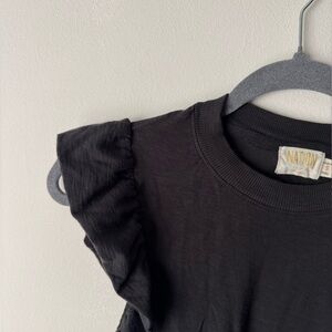 Nation LTD Black Pima Cotton Top